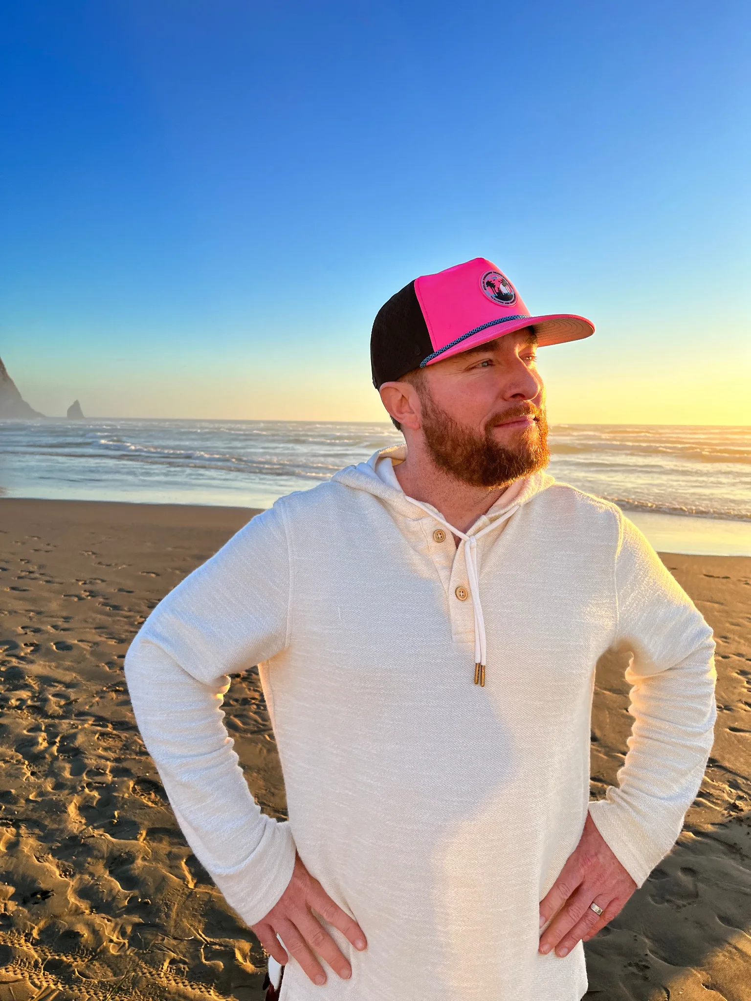 Nick at Cannon Beach, Oregon